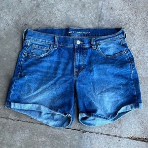 Old navy jean shorts.